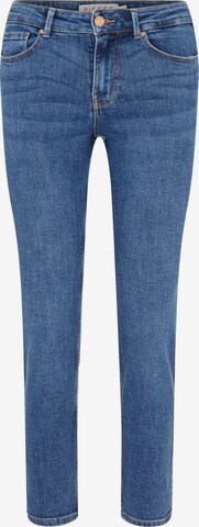 PIECES Slimfit Jeans 'LILI' in Blauw: voorkant