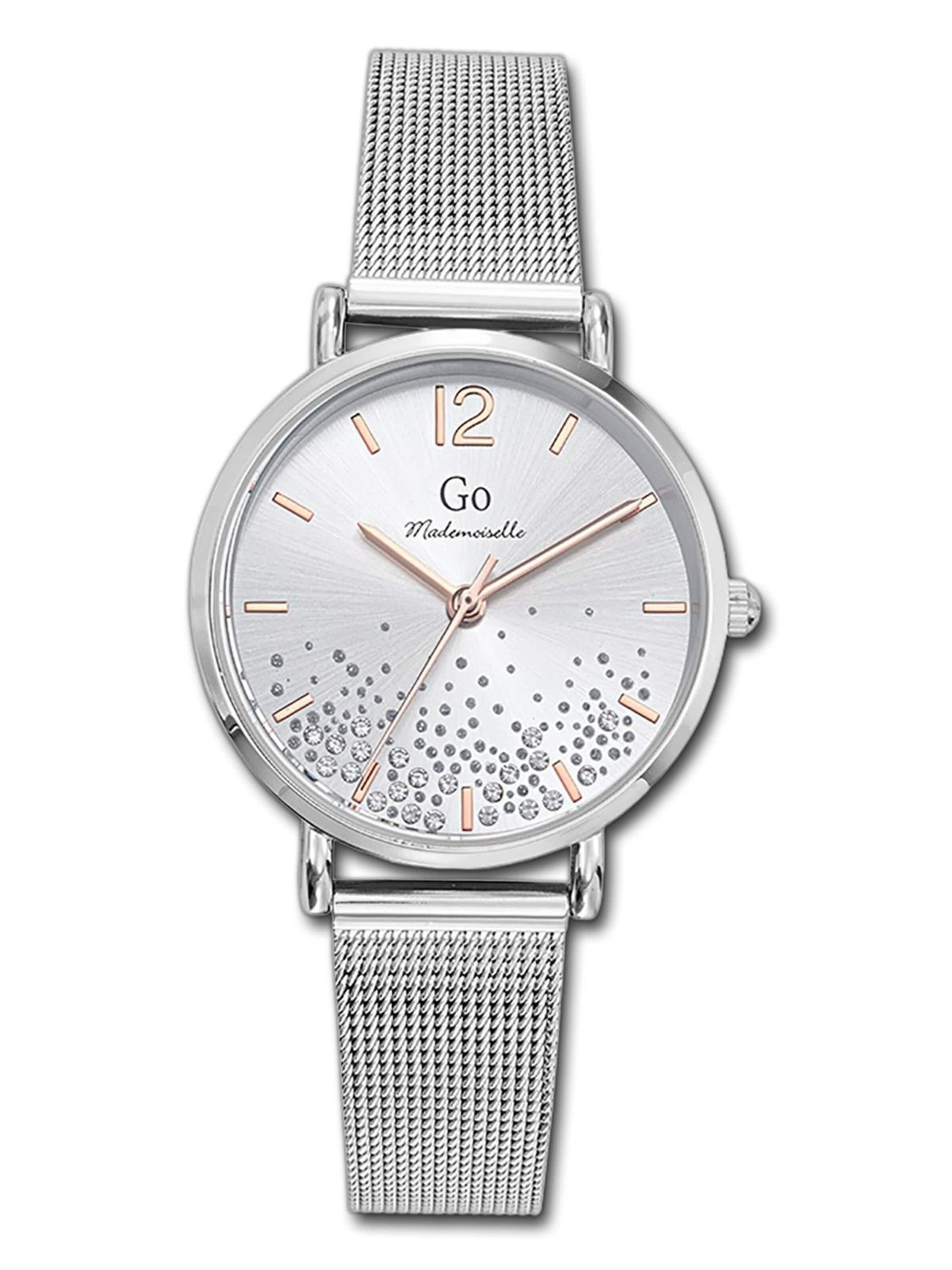 GO GirlOnly Analoog horloge in Zilver: voorkant