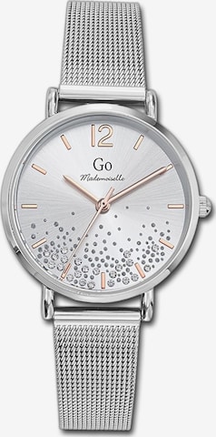 GO GirlOnly Analoguhr in Silber: Vorderseite