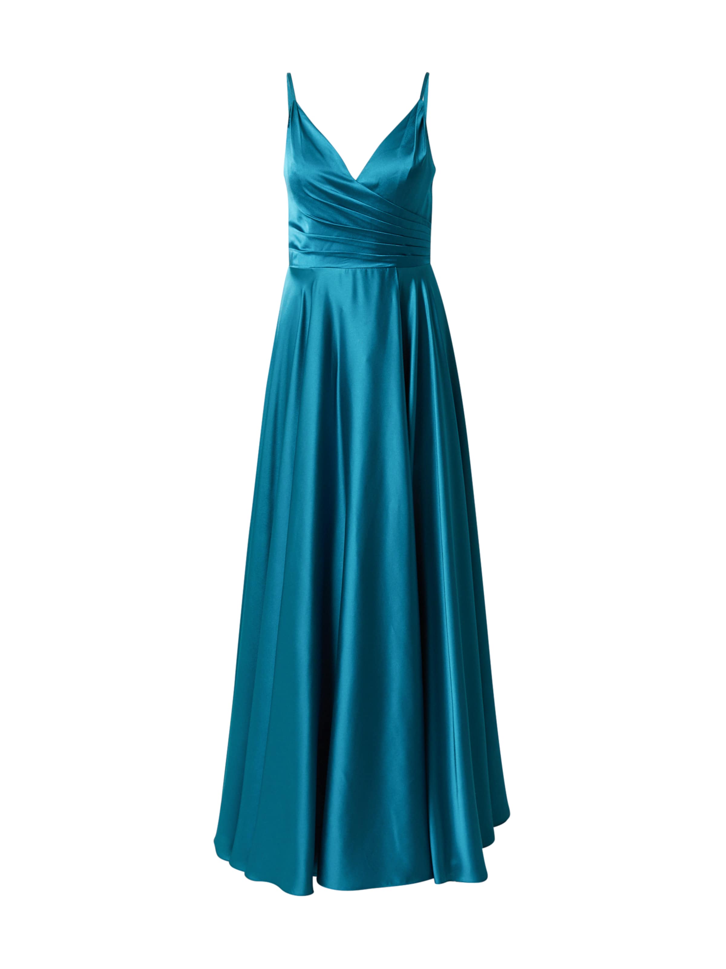 mascara - Vestido de noche en azul: frente