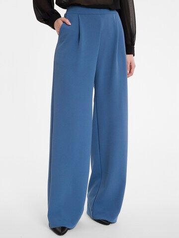 Ana Alcazar Regular Trousers 'Adyla' in Blue: front