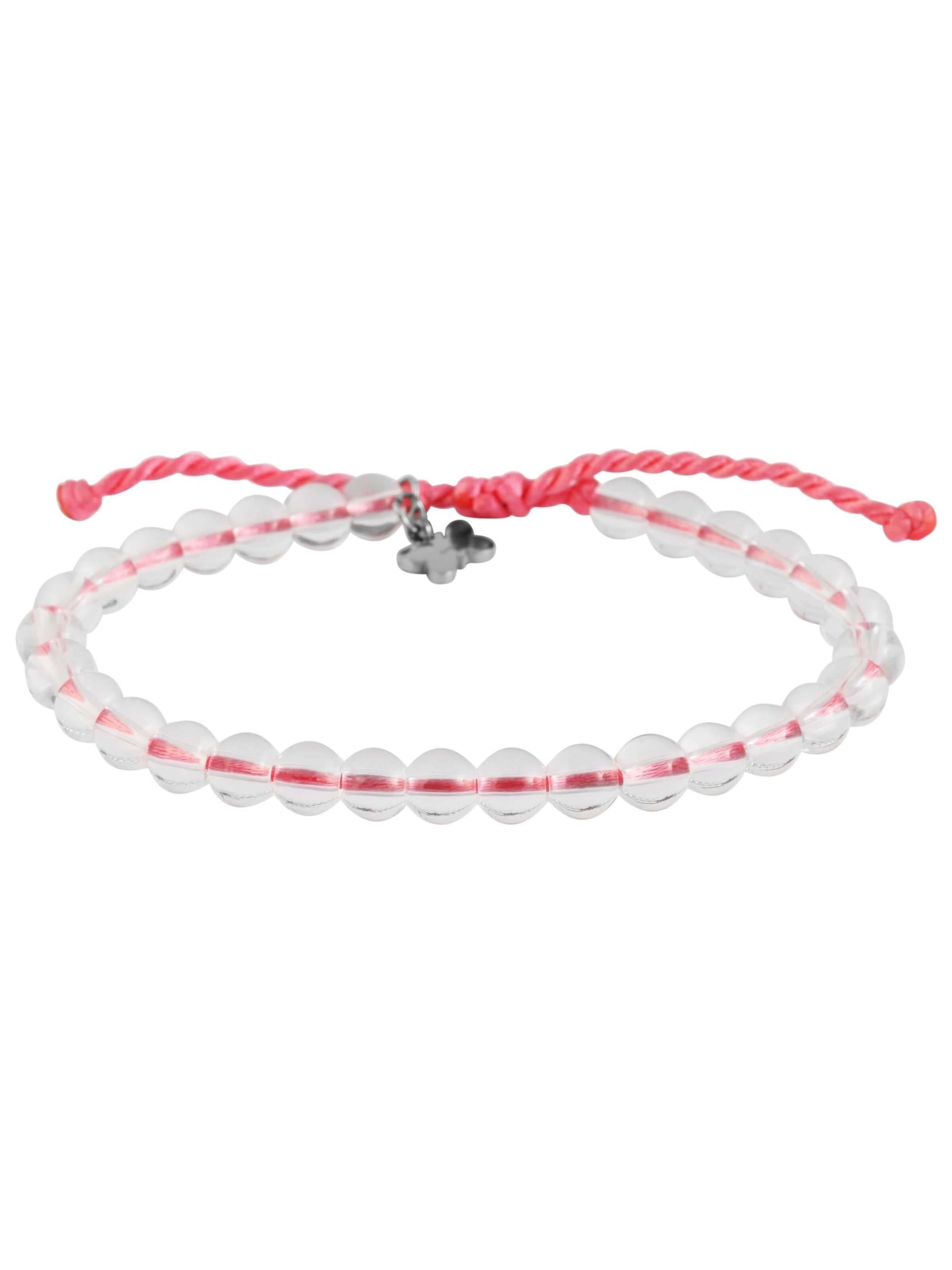Akzent Bracelet 'Yomna, langlebig' in Pink: front