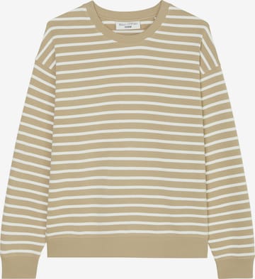 Sweat-shirt Marc O'Polo DENIM en beige : devant