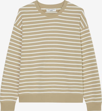 Marc O'Polo DENIM Sweatshirt in beige / weiß, Produktansicht