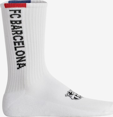 FC Barcelona Socken in Schwarz: Vorderseite