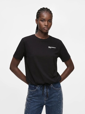 KARL LAGERFELD JEANS Футболка в Черный: спереди