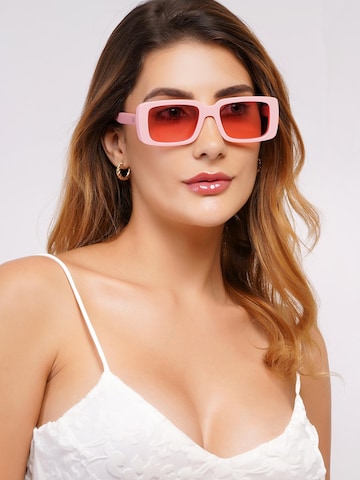 AVANT-GARDE PARIS Sonnenbrille 'Square Nysa' in Pink