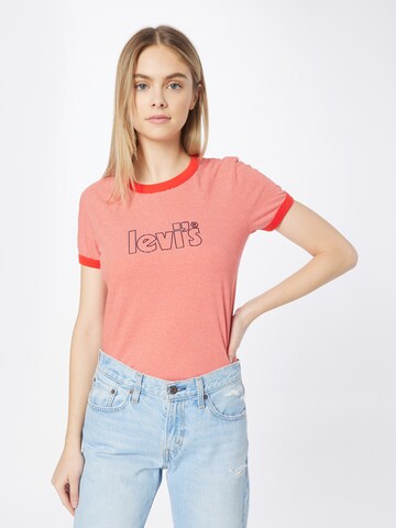 LEVI'S ® Shirt 'Perfect Ringer Tee' in Gemengde kleuren: voorkant