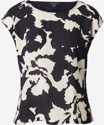 T-shirt COMMA en bleu : devant