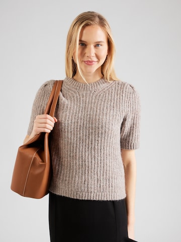 ONLY Sweter 'ONLSHINE' w kolorze beżowy: przód