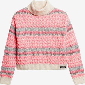 Superdry Sweater in Pink: front