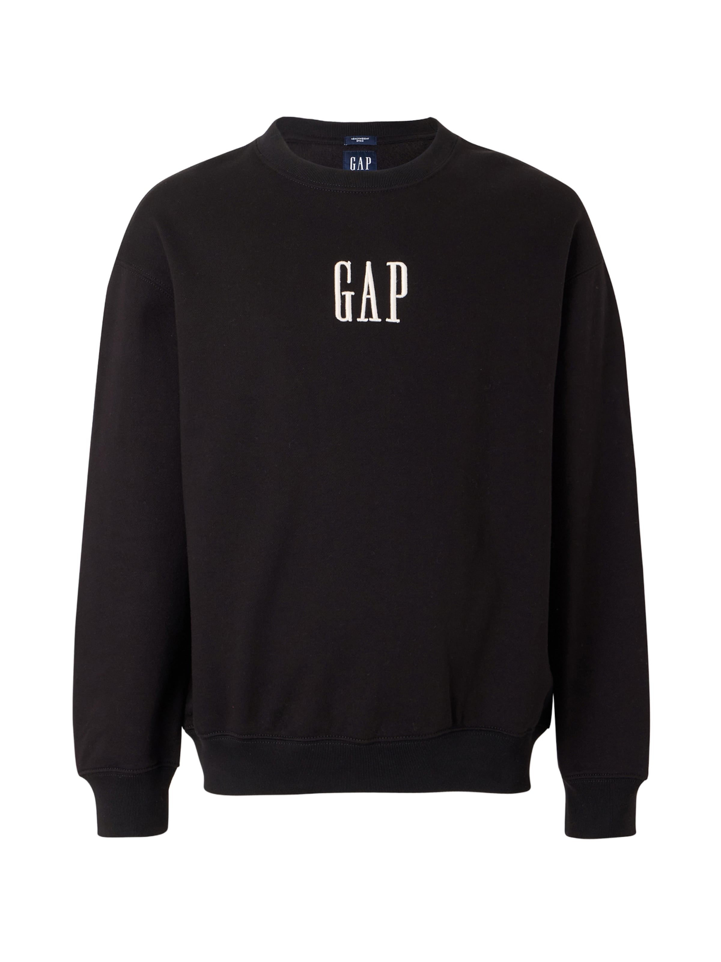 melns GAP Sportisks džemperis: no priekšpuses