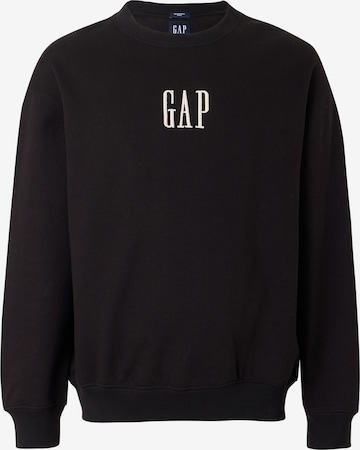 melns GAP Sportisks džemperis: no priekšpuses