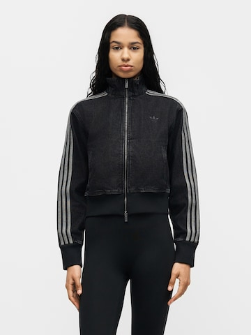 ADIDAS ORIGINALS Преходно яке 'FB' в черно: отпред