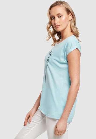Merchcode T-Shirt 'Faith' in Blau