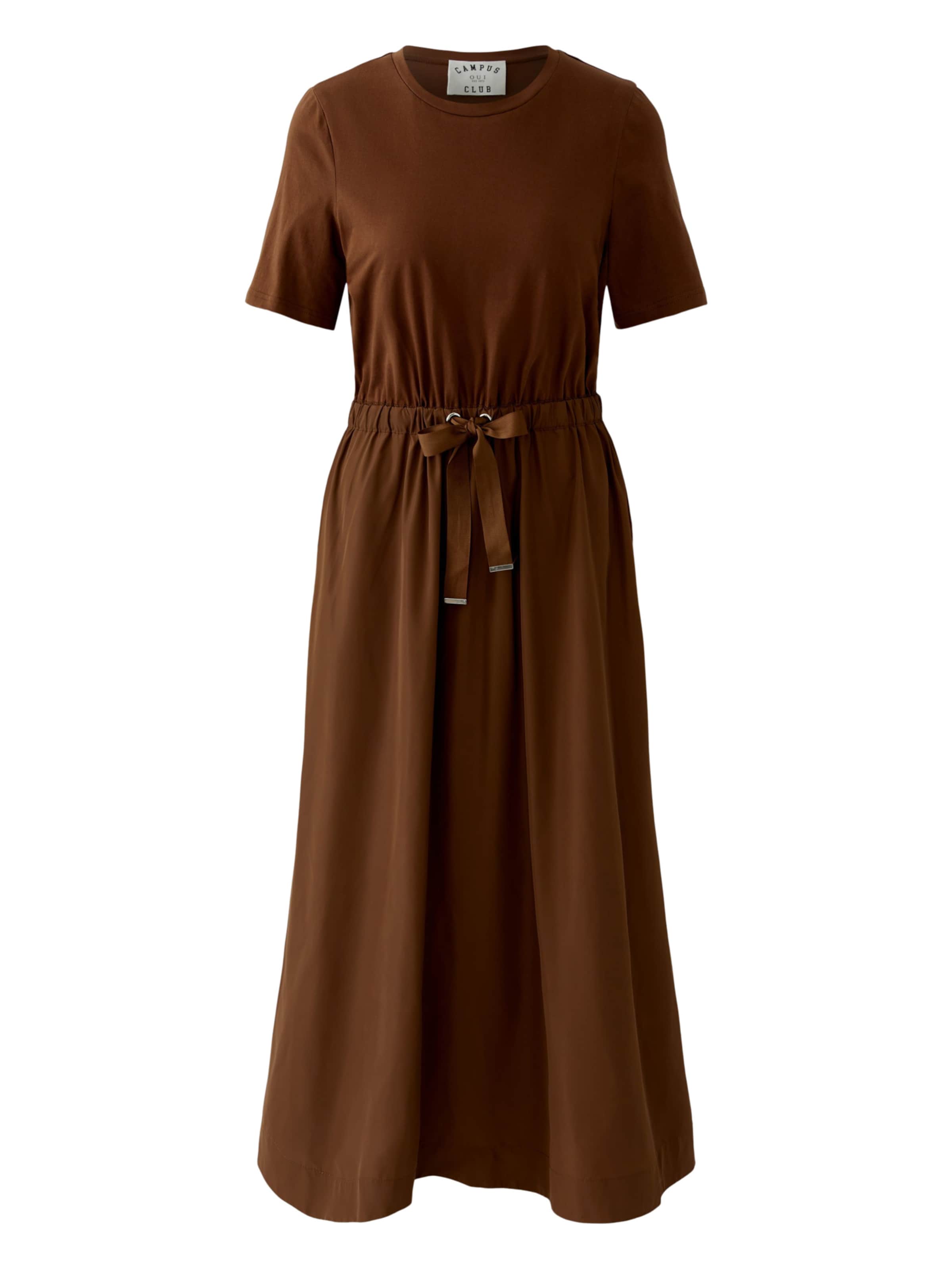OUI Dress in Brown: front