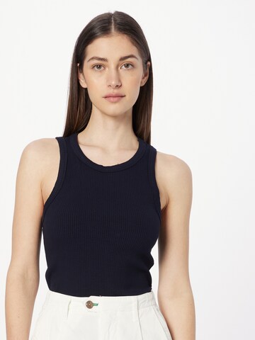 TOMMY HILFIGER Top – modrá: přední strana