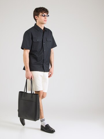 Vintage Industries Comfort fit Overhemd 'Dexter' in Zwart