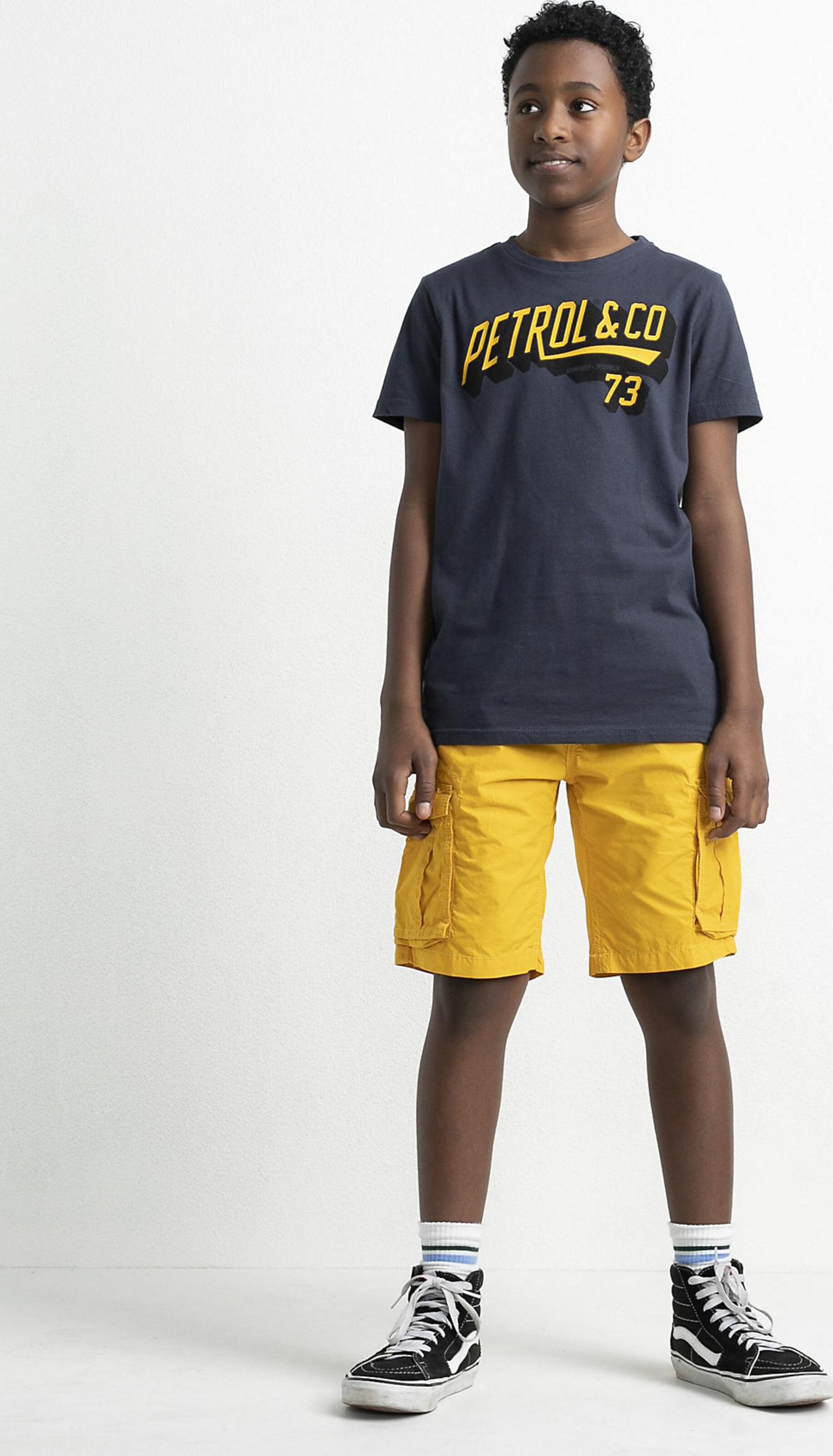 Kinder Teens (Gr. 140-176) Petrol Industries T-Shirt in Schwarz - MD11404 Kinder Teens (Gr. 140-176) Petrol Industries T-Shirt in Schwarz - MD11404