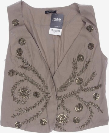 APART Vest in M in Beige: front