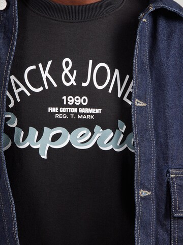 JACK & JONES Collegepaita 'JWHMILO' värissä musta