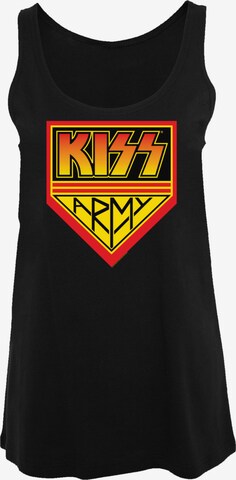 F4NT4STIC Top 'Kiss' in Black: front