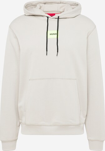 HUGO Sweatshirt 'Daratschi214' in Grey: front