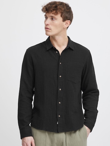 !Solid Regular fit Overhemd 'Lain' in Zwart: voorkant