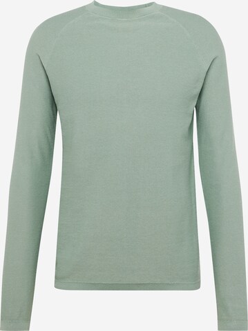 QS - Pullover em verde: frente