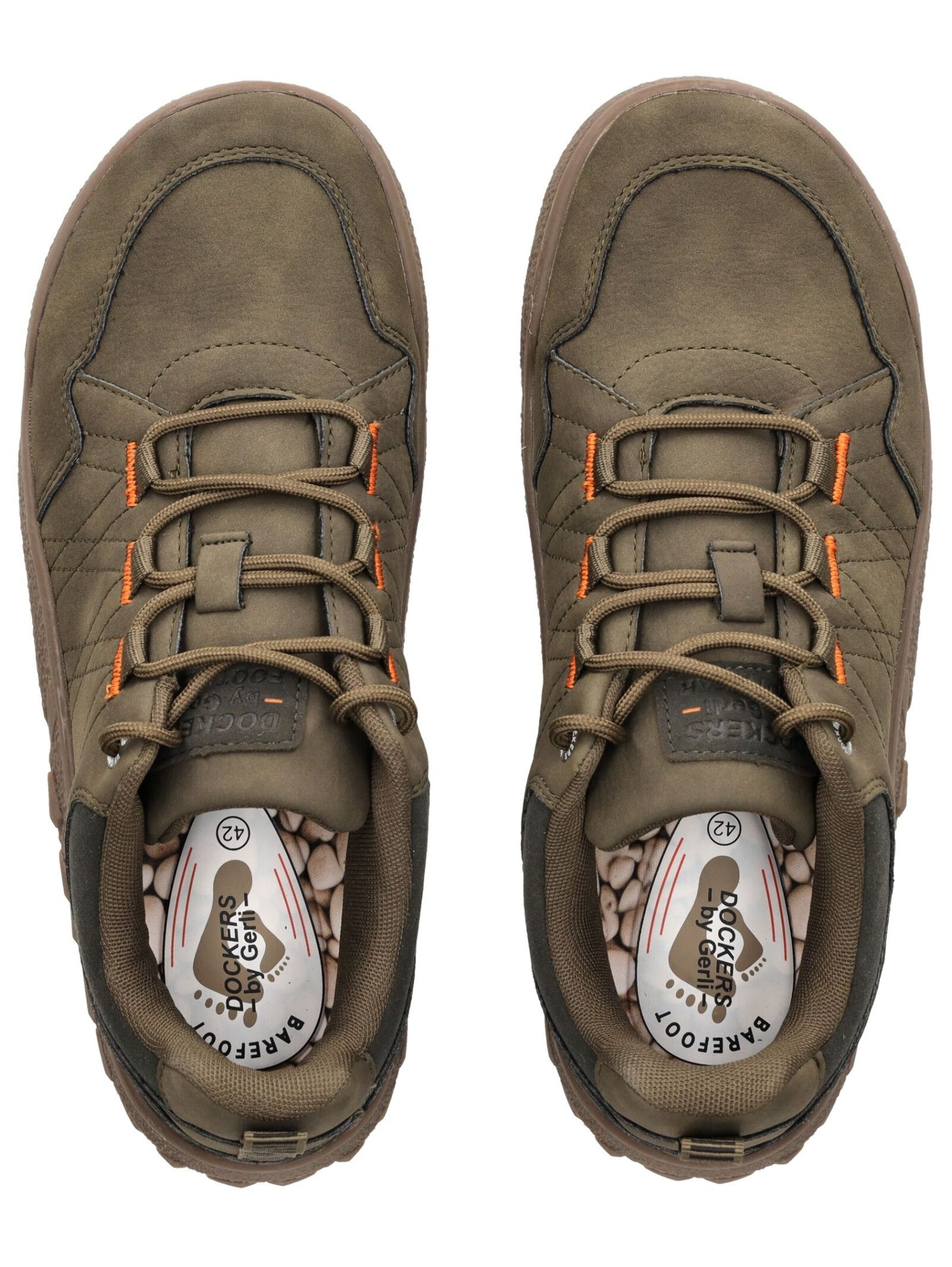 Dockers by Gerli Sportieve veterschoen in Groen