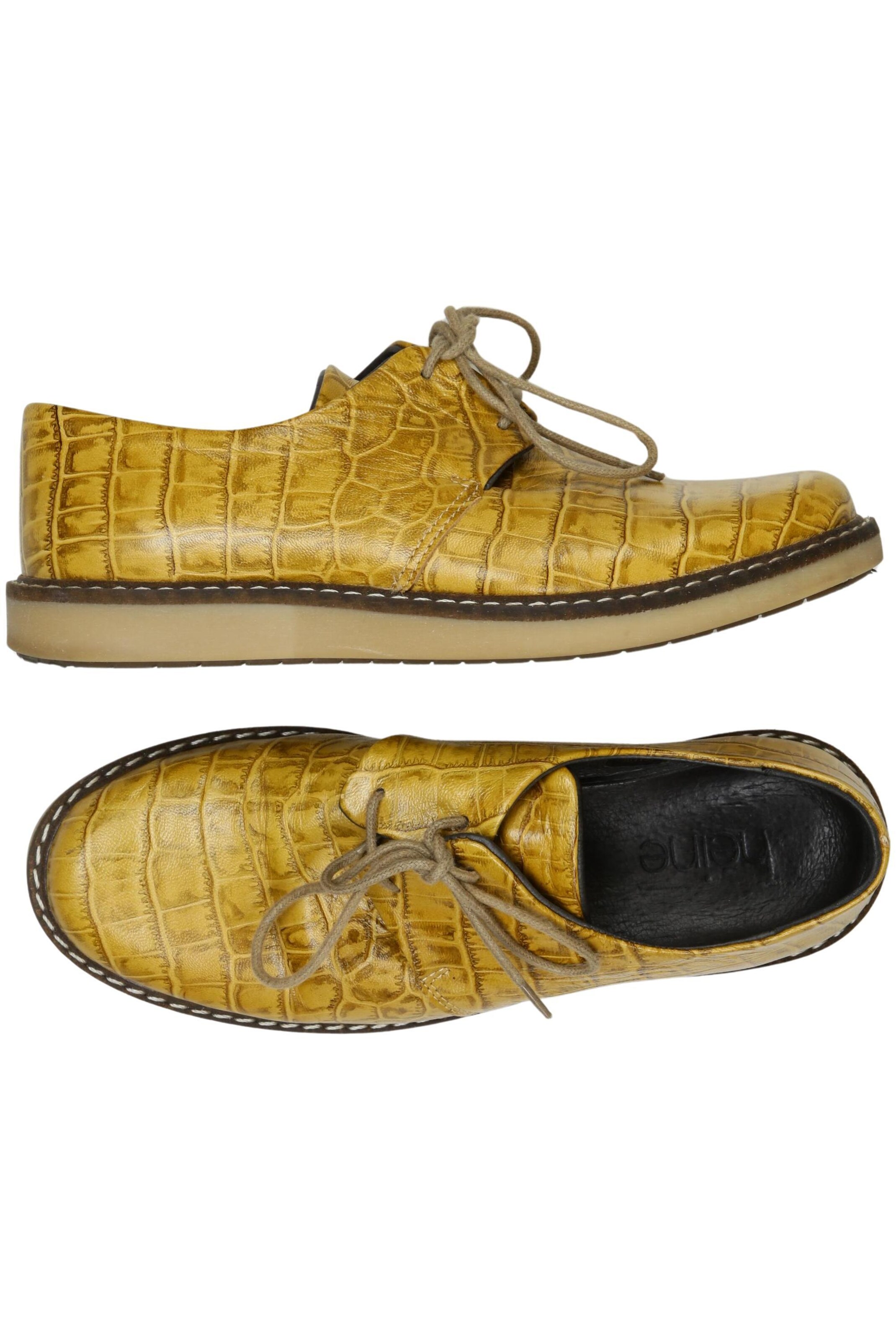 heine Halbschuh 38 in Gelb: Vorderseite