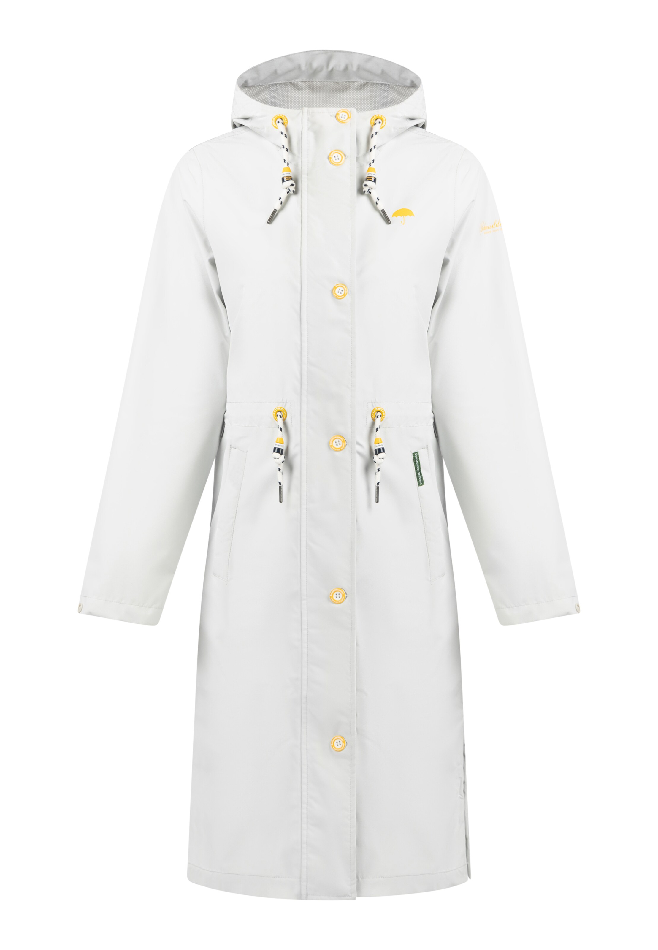 Schmuddelwedda Функциональное пальто в Белый: спереди