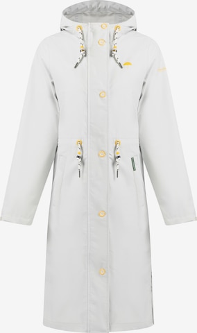 Manteau fonctionnel Schmuddelwedda en blanc : devant