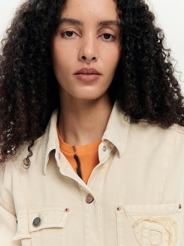 Desigual Between-Season Jacket in Beige