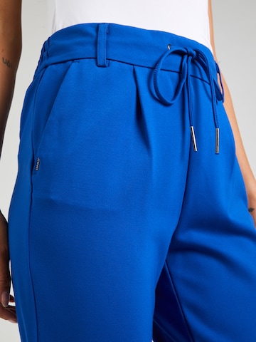 ONLY Slim fit Pleat-Front Pants 'Poptrash' in Blue