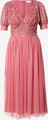 Maya Deluxe Kleid in Pink: predná strana