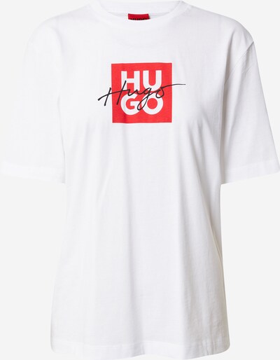 HUGO Shirt 'Dashire' in Fire red / Black / White, Item view