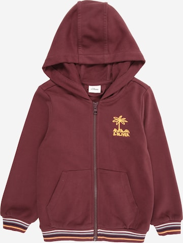 s.Oliver Sweatjacke in Rot: Vorderseite