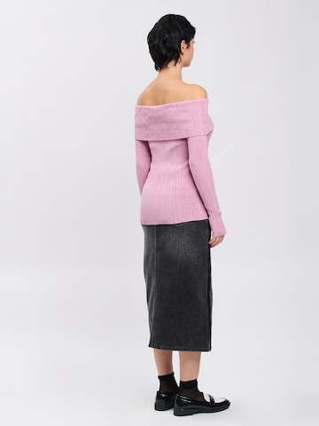 Influencer Pullover in Pink
