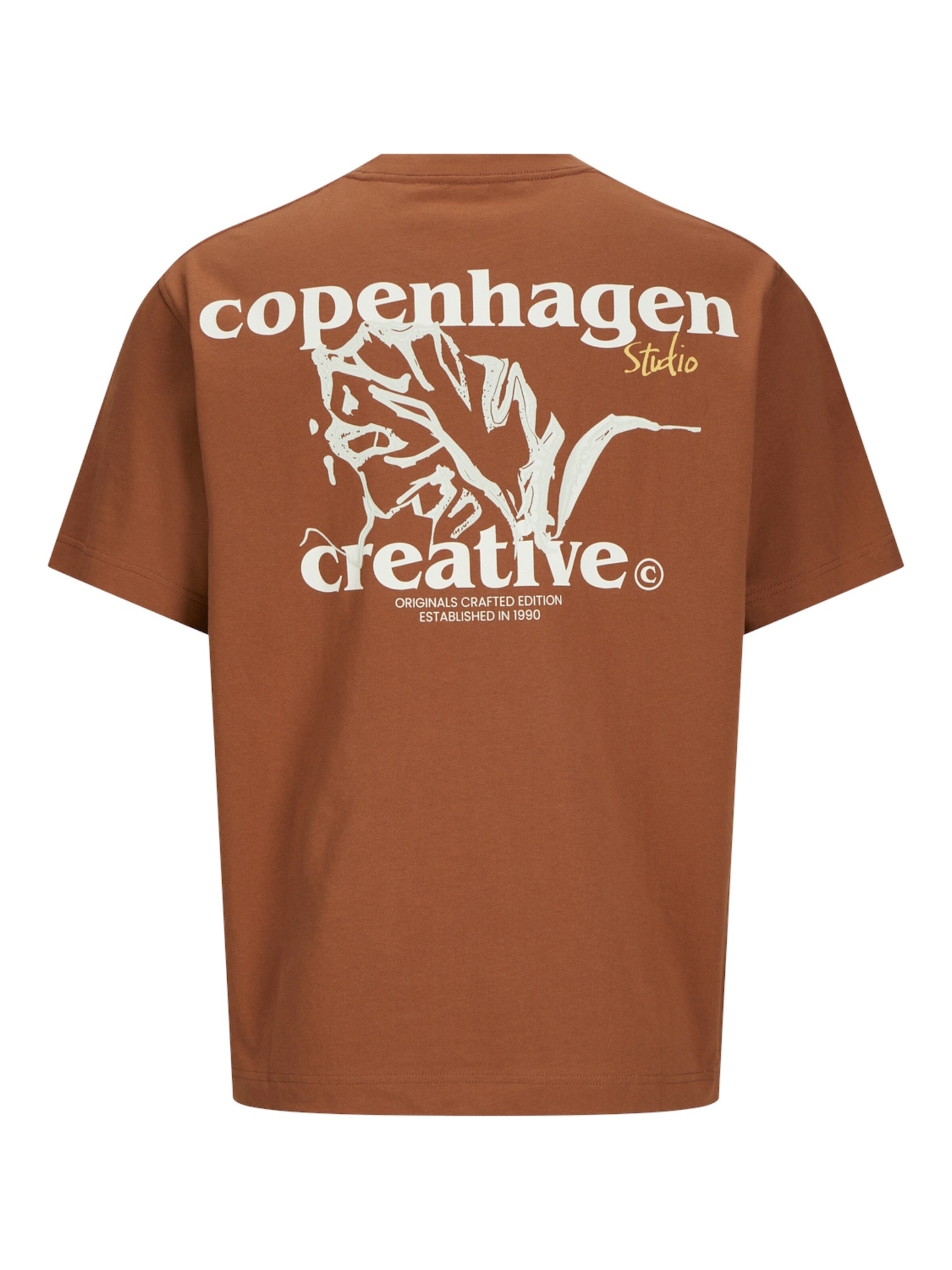 Maglietta 'Paros' di Jack & Jones Junior in marrone