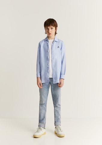 Coupe regular Chemise Scalpers en bleu : devant