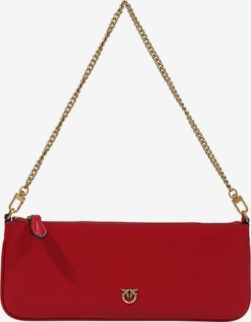 PINKO - Bolso de mano 'PINKO NEW HORIZONTAL FLAT VITELLO SETA BORSA' en rojo: frente