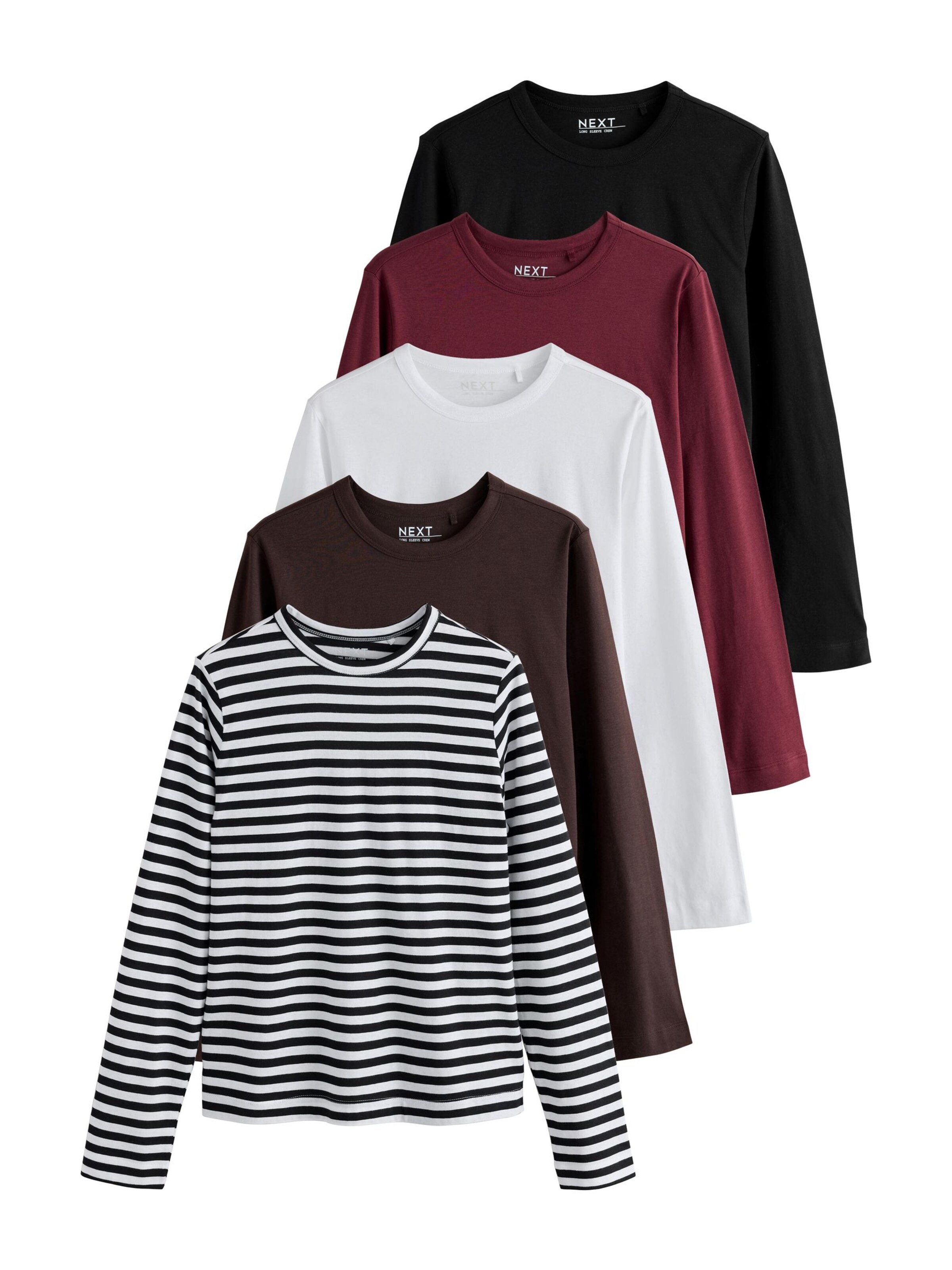 T-shirt Next en marron : devant