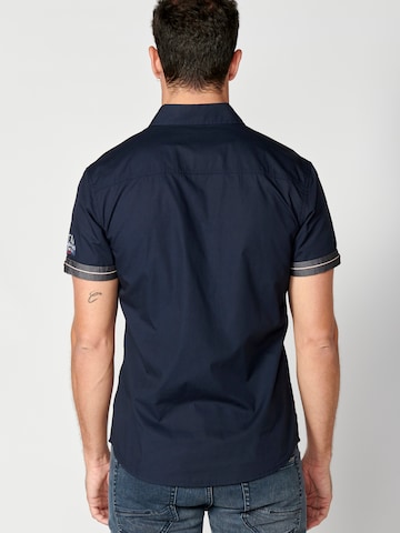 KOROSHI Regular Fit Hemd in Blau