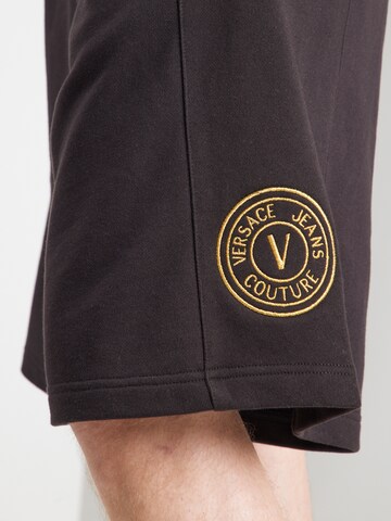 Versace Jeans Couture Wide leg Παντελόνι σε μαύρο