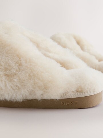 Next Slipper in White