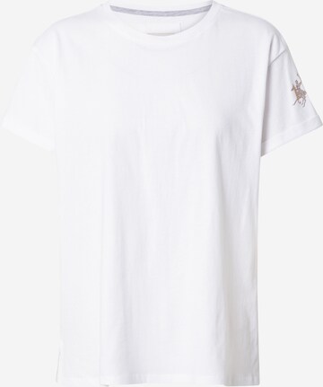 T-shirt La Martina en blanc : devant