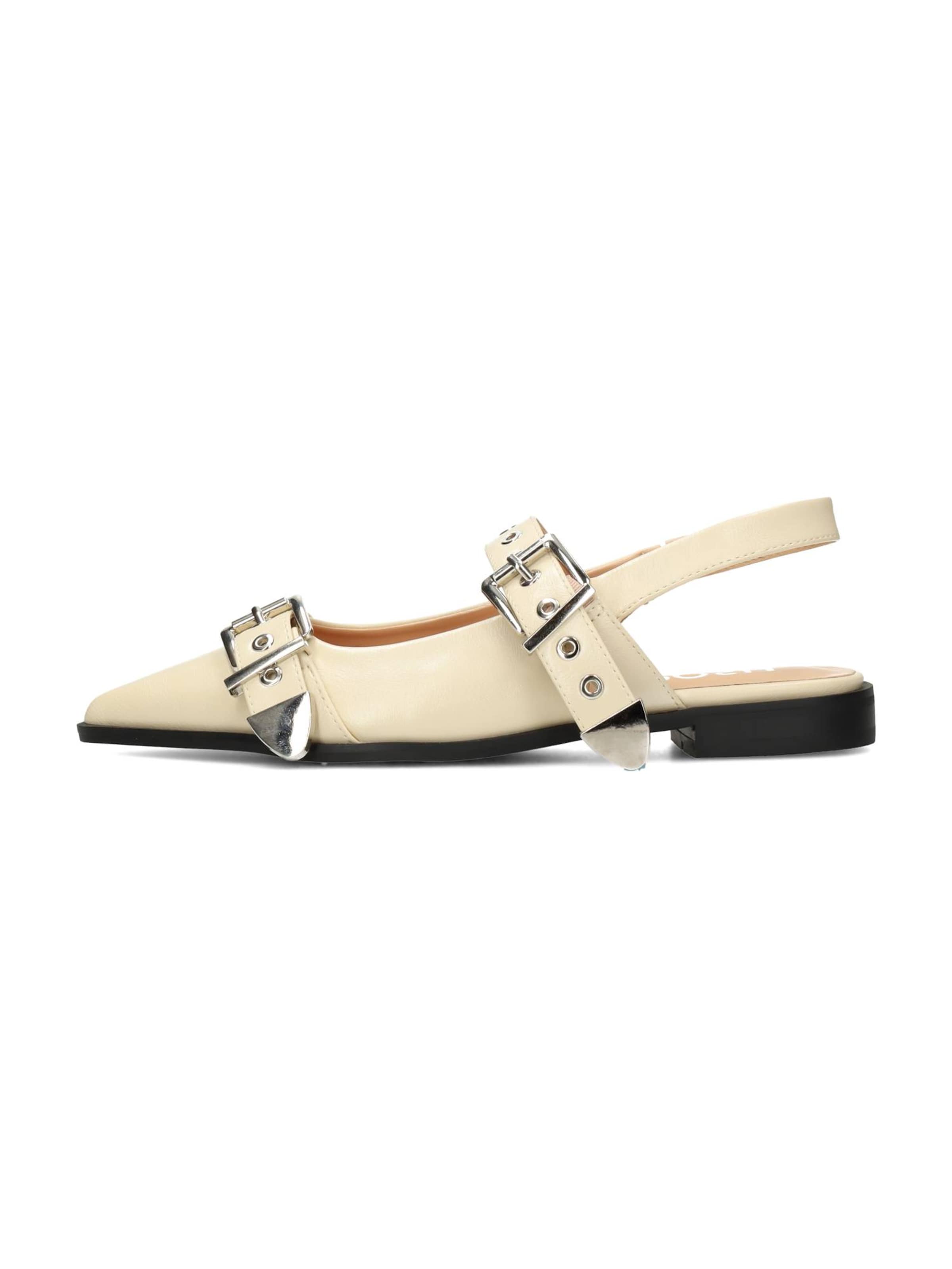 Sandales 'Julia' POSH by Poelman en blanc : devant