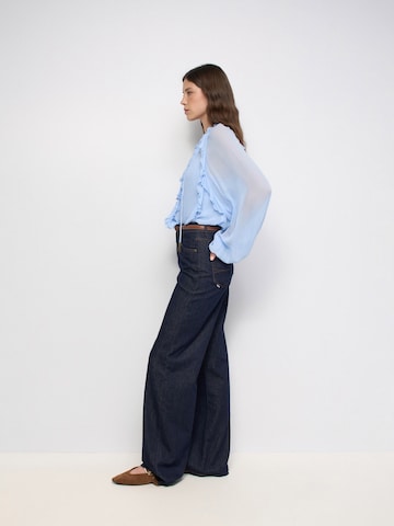 Salsa Jeans Blouse in Blauw