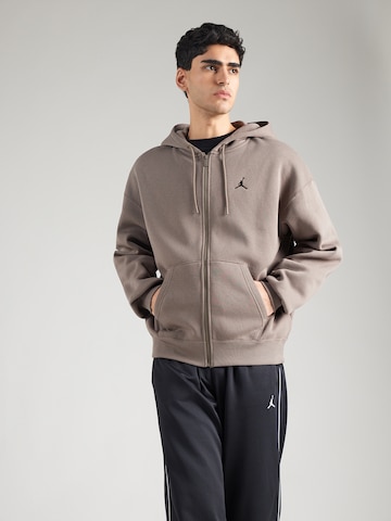 Jordan Sweatjacka 'Brooklyn' i grå: framsida